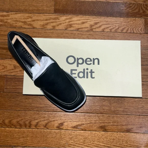 Open Edit Black Blayke Loafer Women’s Size 5 Medium - Picture 2 of 13